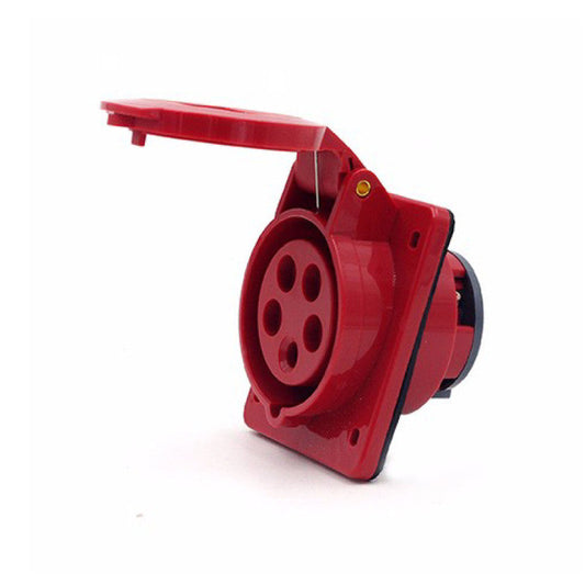 Toma Incrustar 32A 3P+N+T 6H IP44 415V Rojo KB EBCHQ