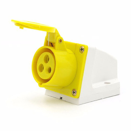 Toma Sobreponer 32A 2P + T 4H IP44 130V Amarillo KB EBCHQ