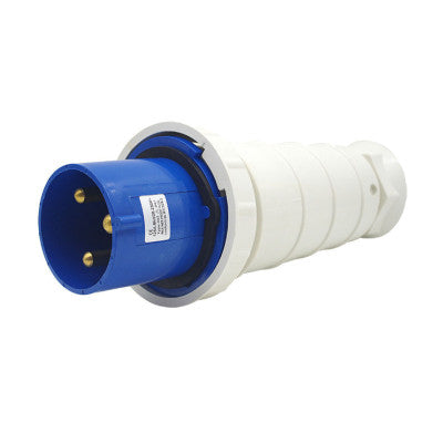 Clavija 63A 2P + T 6H IP67 250V Azul KB EBCHQ