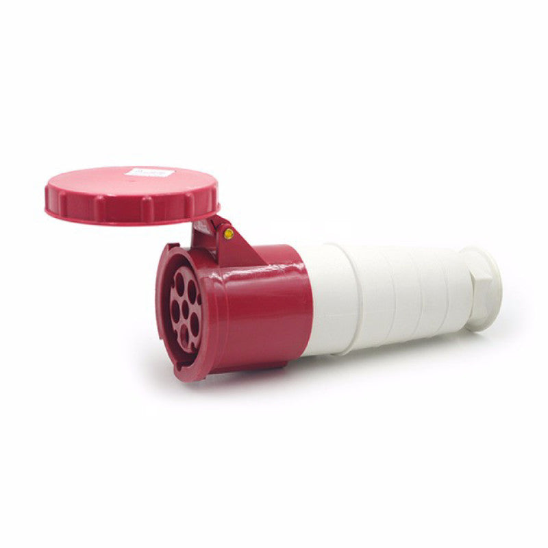 Toma Aérea 63A 3P+N+T 6H IP67 415V Rojo KB EBCHQ