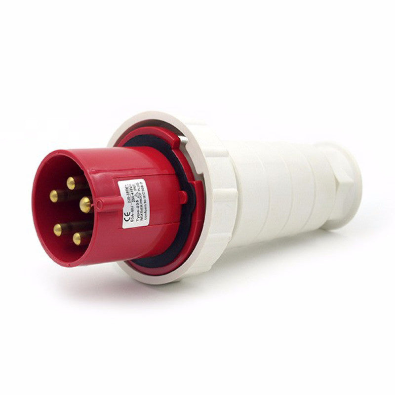 Clavija 125A 3P+N+T 6H IP67 415V Rojo KB EBCHQ