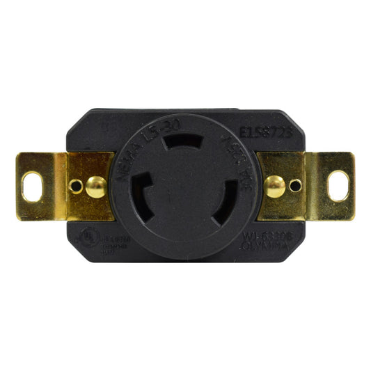 Toma Incrustar de Seguridad 30A 2P + T 125V L5-30R EBCHQ