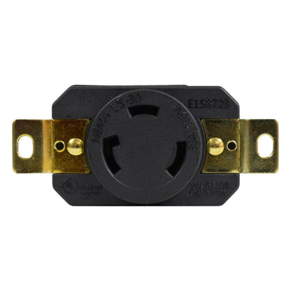 Toma Incrustar de Seguridad 30A 2P + T 125V L5-30R EBCHQ