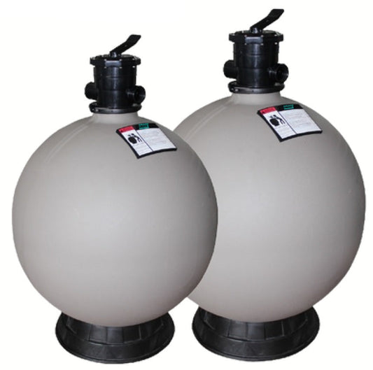 Filtro De Arena ECO Para Piscina En Plastico Reforzado Con Valvula Superior de 31" - MAAAXFILTER