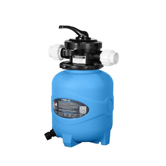 Filtro De Arena FPBP Para Piscina En Plastico Reforzado Con Valvula Superior de 12" - PANDA