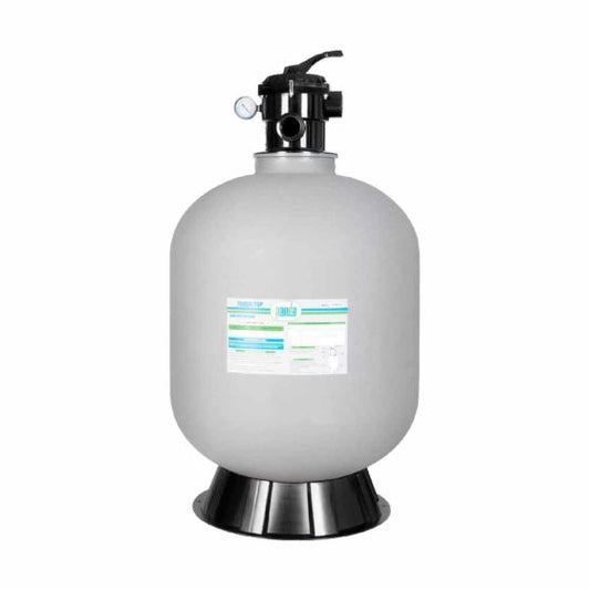Filtro De Arena FPD Para Piscina En Plástico Reforzado Con Valvula Superior de 24" - PANDA