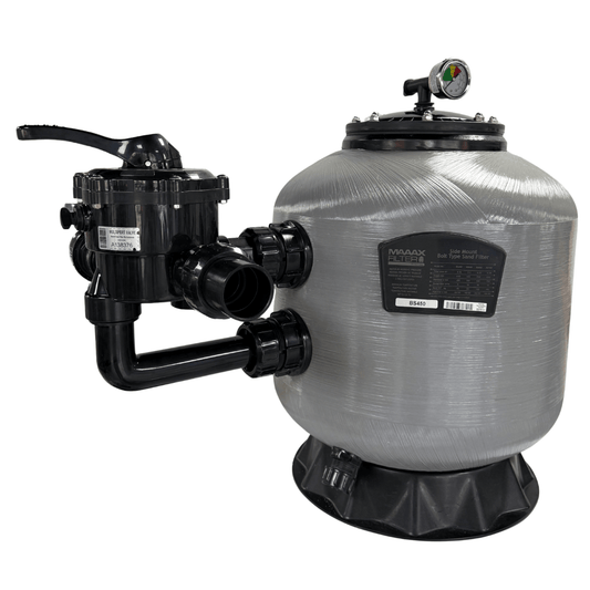 Filtro De Arena ELITE Para Piscina En Fibra de Vidrio Con Valvula Lateral de 44" - MAAAXFILTER