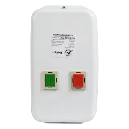 Arrancador Directo KRIPAL l 34 - 50Amp l 220VAC l Metálico l IP-44 l Mod. UKQ-50MB