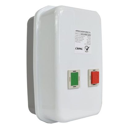 Arrancador Directo KRIPAL l 45 - 65Amp l 220VAC l Metálico l IP-44 l Mod. UKQ-65MB