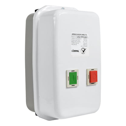Arrancador Directo KRIPAL l 54 - 75Amp l 220VAC l Metálico l IP-44 l Mod. UKQ-75MB
