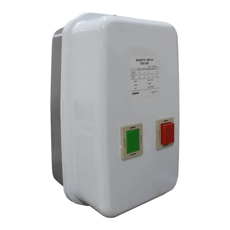 Arrancador Directo KRIPAL l 63 - 85Amp l 220VAC l Metálico l IP-44 l Mod. UKQ-85MB