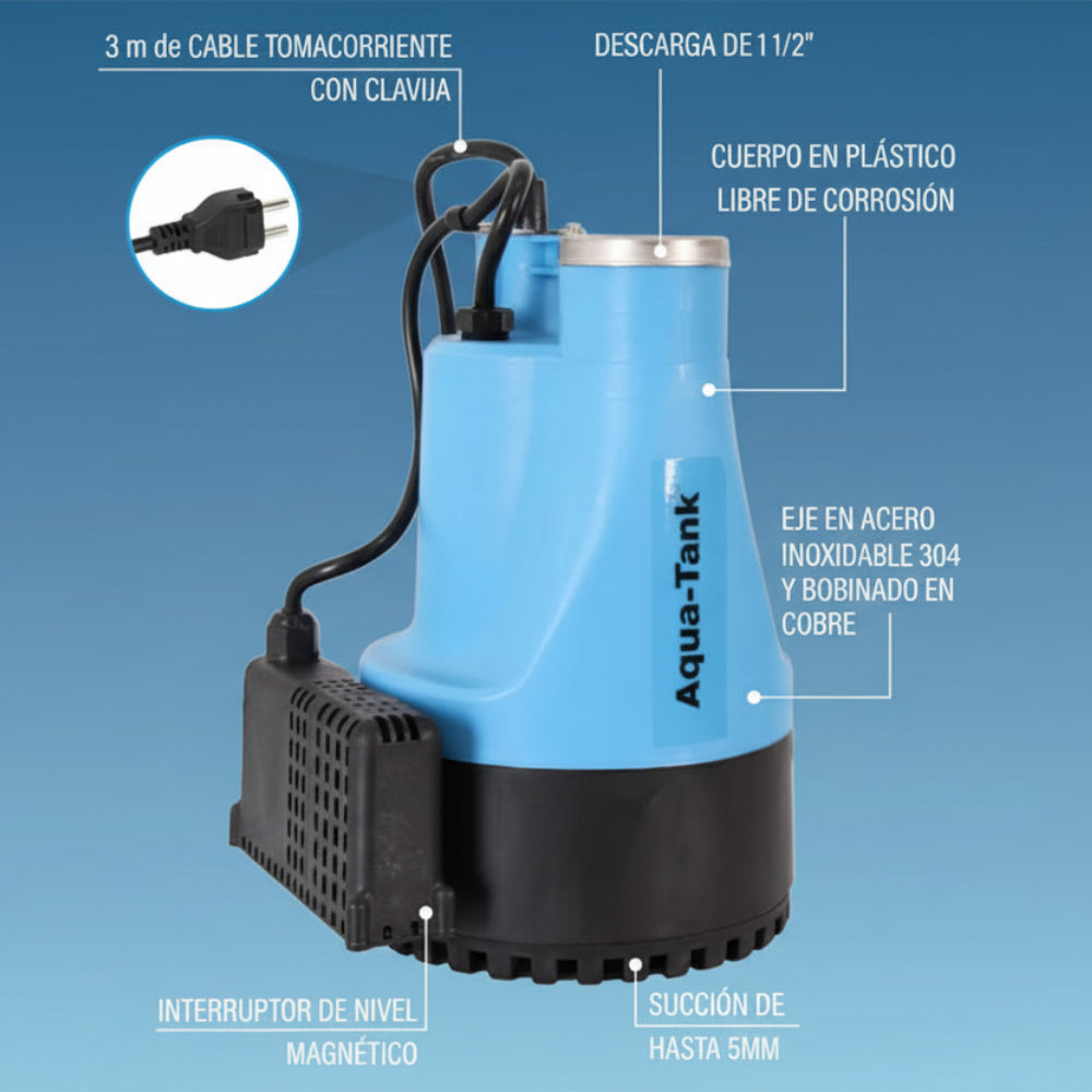 Poster Bomba de Achique MAGNUS l 0,33HP l 1,5" l 1x127VAC
