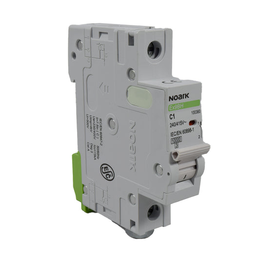 Mini Breaker Termomagnético Riel l 1 Polos l 1A l  10KA l Ex9BH 1P C1 l NOARK