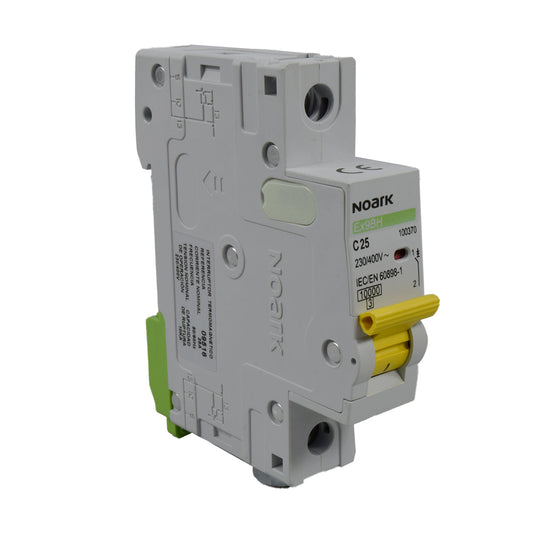Mini Breaker Termomagnético Riel l 1 Polos l 25A l  10KA l Ex9BH 1P C25 l NOARK