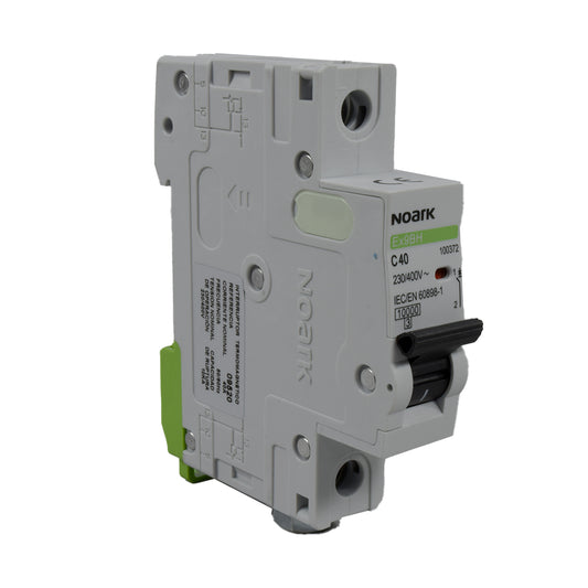 Mini Breaker Termomagnético Riel l 1 Polos l 40A l  10KA l Ex9BH 1P C40 l NOARK