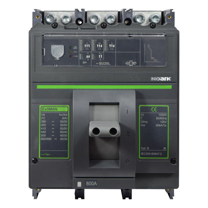 Interruptor Automático de Caja Moldeada l Breaker Totalizador Industrial Termomagnético l Ajustable l 3 Polos l 320 - 800A l 50KA l Ex9M6N l NOARK
