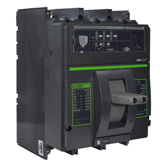 Interruptor Automático de Caja Moldeada l Breaker Totalizador Industrial Termomagnético l Ajustable l 3 Polos l 640 - 1600A l 50KA l Ex9M6N l NOARK