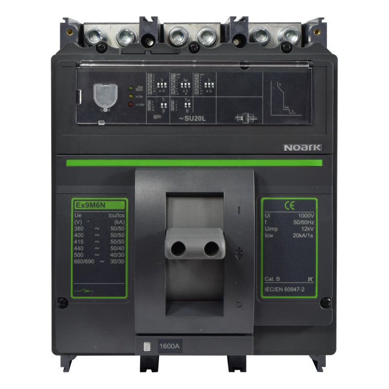 Interruptor Automático de Caja Moldeada l Breaker Totalizador Industrial Termomagnético l Ajustable l 3 Polos l 640 - 1600A l 50KA l Ex9M6N l NOARK