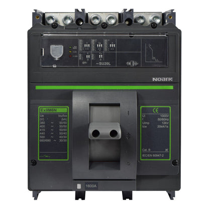 Interruptor Automático de Caja Moldeada l Breaker Totalizador Industrial Termomagnético l Ajustable l 3 Polos l 640 - 1600A l 50KA l Ex9M6N l NOARK