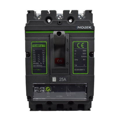 Interruptor Automático de Caja Moldeada l Breaker Totalizador Industrial Termomagnético l Ajustable l 3 Polos l 20 - 25A l 36KA / 50KA l Ex9M1S l NOARK
