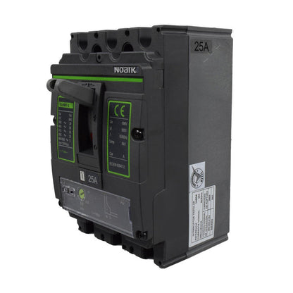 Interruptor Automático de Caja Moldeada l Breaker Totalizador Industrial Termomagnético l Ajustable l 3 Polos l 20 - 25A l 36KA / 50KA l Ex9M1S l NOARK