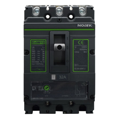 Interruptor Automático de Caja Moldeada l Breaker Totalizador Industrial Termomagnético l Ajustable l 3 Polos l 25,6 - 32A l 36KA / 50KA l Ex9M1S l NOARK