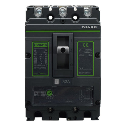Interruptor Automático de Caja Moldeada l Breaker Totalizador Industrial Termomagnético l Ajustable l 3 Polos l 25,6 - 32A l 36KA / 50KA l Ex9M1S l NOARK