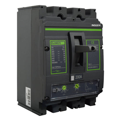 Interruptor Automático de Caja Moldeada l Breaker Totalizador Industrial Termomagnético l Ajustable l 3 Polos l 160 - 200A l 36KA / 50KA l Ex9M2S l NOARK