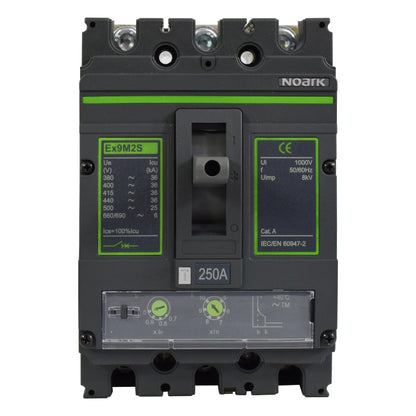Interruptor Automático de Caja Moldeada l Breaker Totalizador Industrial Termomagnético l Ajustable l 3 Polos l 200 - 250A l 36KA / 50KA l Ex9M2S l NOARK