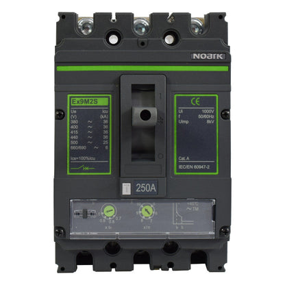 Interruptor Automático de Caja Moldeada l Breaker Totalizador Industrial Termomagnético l Ajustable l 3 Polos l 200 - 250A l 36KA / 50KA l Ex9M2S l NOARK