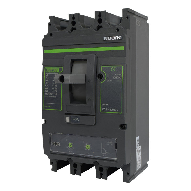 Interruptor Automático de Caja Moldeada l Breaker Totalizador Industrial Termomagnético l Ajustable l 3 Polos l 280 - 350A l 36KA / 65KA l Ex9M3S l NOARK