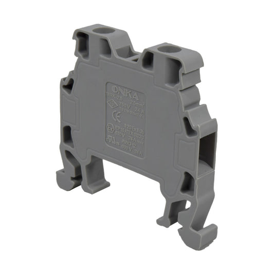 Bornera Atornillable l Gris l 24A l 750V l 12AWG