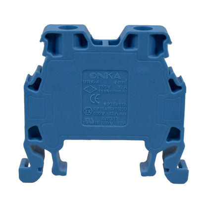Bornera Atornillable l Azul l 32A l 750V l 10AWG