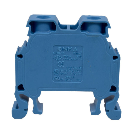 Bornera Atornillable l Azul l 57A l 750V l 8AWG