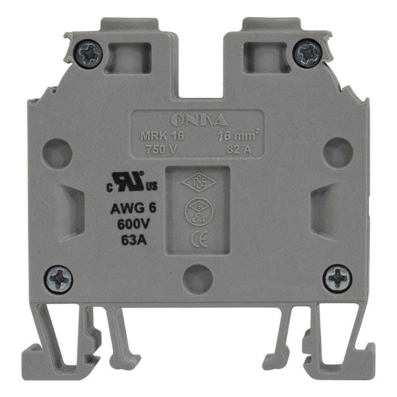 Bornera Atornillable l Gris l 76A l 750V l 6AWG
