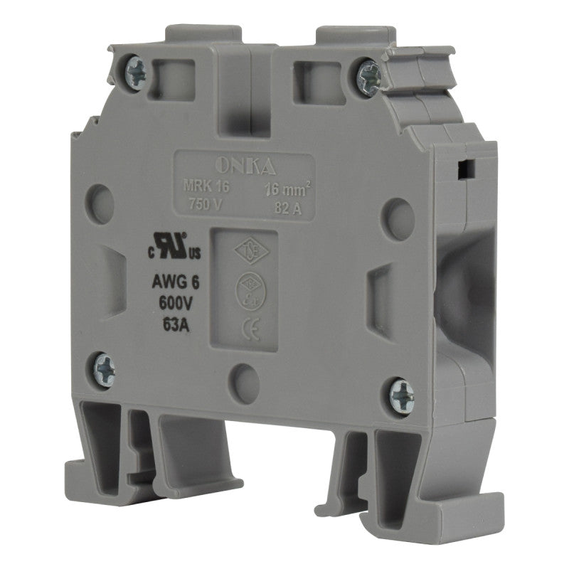 Bornera Atornillable l Gris l 76A l 750V l 6AWG