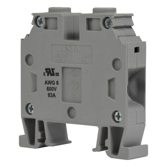 Bornera Atornillable l Gris l 76A l 750V l 6AWG