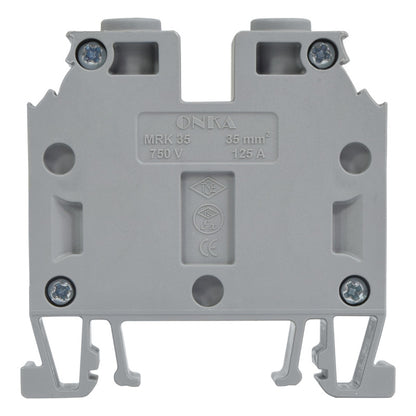 Bornera Atornillable l Gris l 125A l 750V l 2AWG