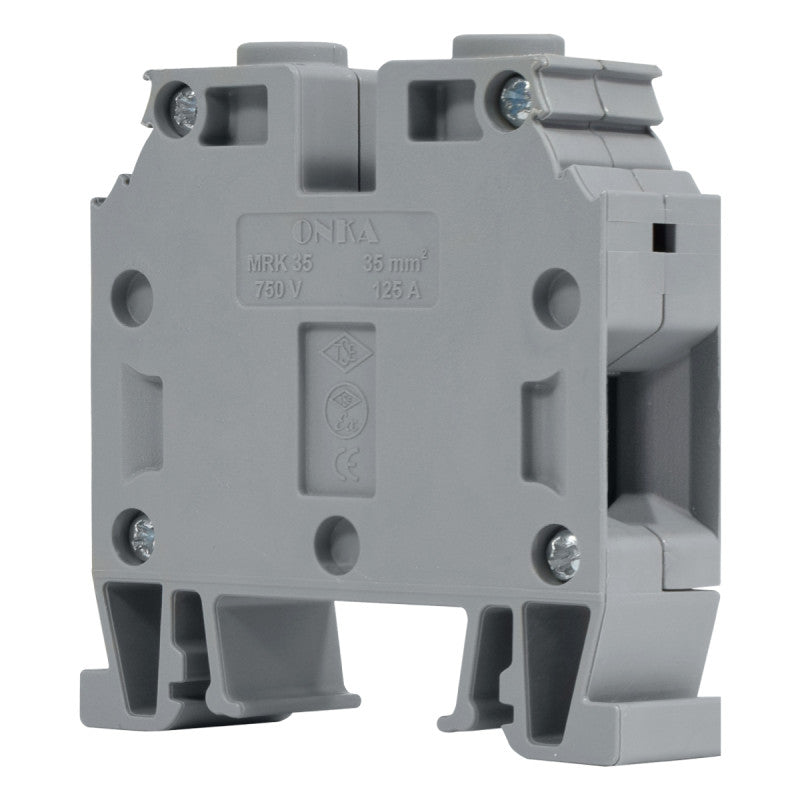 Bornera Atornillable l Gris l 125A l 750V l 2AWG