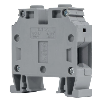 Bornera Atornillable l Gris l 125A l 750V l 2AWG