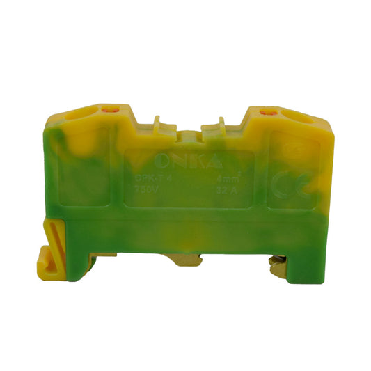 Bornera de Resorte l Tierra l 32A l 750V l 10AWG