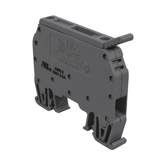 Bornera Porta-Fusible l Gris l 6,3A l 110V l 8AWG