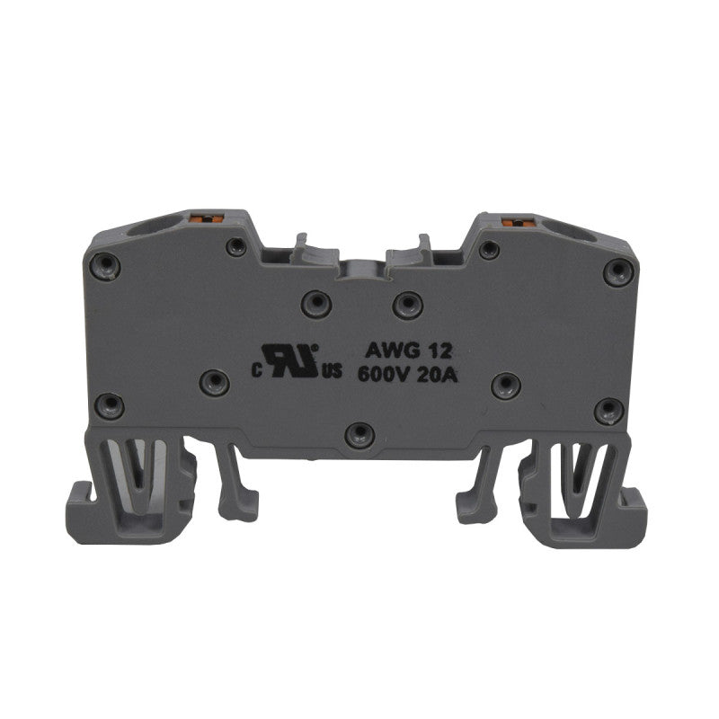 Bornera de Resorte l Gris l 24A l 750V l 12AWG