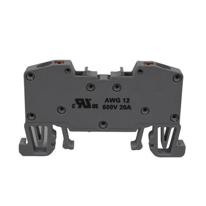 Bornera de Resorte l Gris l 24A l 750V l 12AWG