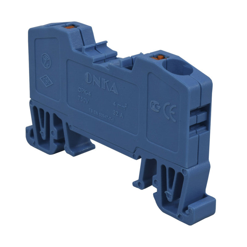 Bornera de Resorte l Azul l 32A l 750V l 10AWG