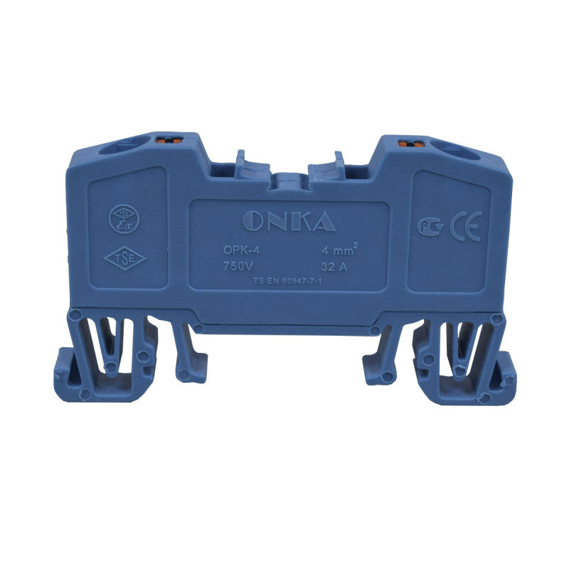 Bornera de Resorte l Azul l 32A l 750V l 10AWG