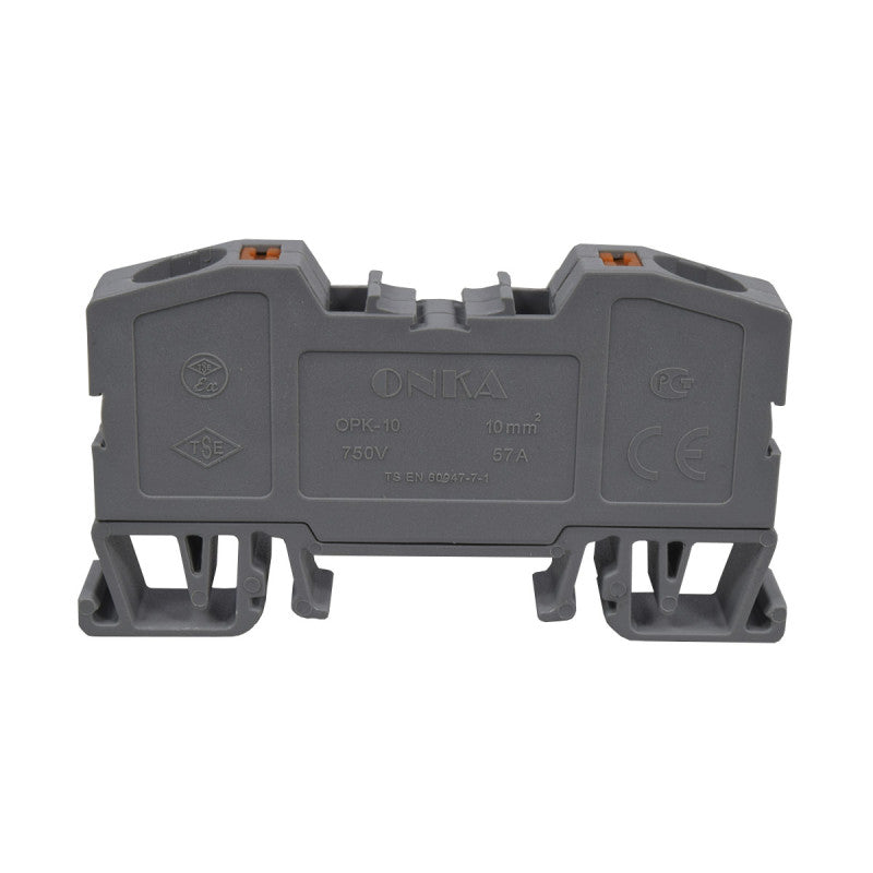 Bornera de Resorte l Gris l 57A l 750V l 8AWG