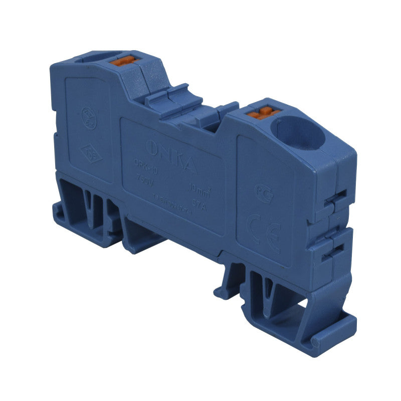 Bornera de Resorte l Azul l 57A l 750V l 8AWG