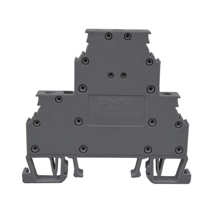 Bornera Atornillable Doble Con Puente l 32A l 10AWG