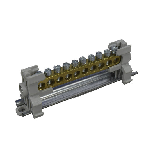 Bloque de Distribución l 1 x 10 Polos l 80A l 400V